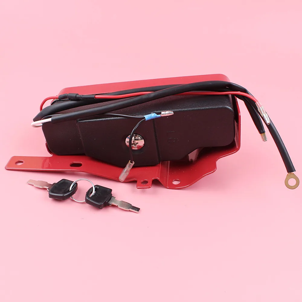 กล่องสวิตช์กุญแจพร้อมกุญแจ 2 ดอก สำหรับเครื่องยนต์ Honda GX390 GX340 13HP 11HP เครื่องตัดหญ้า เครื่องยนต์เบนซิน อะไหล่เครื่องยนต์ เครื่องเลื่อยยนต์เบนซิน