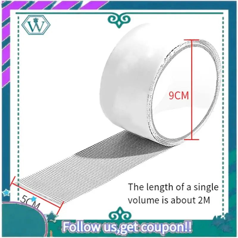 A75Q-30PCS Screen Repair Tape Avoid Insect Fly Door Window Mosquito Net Patch For Repair Holes Tears White Black Gray