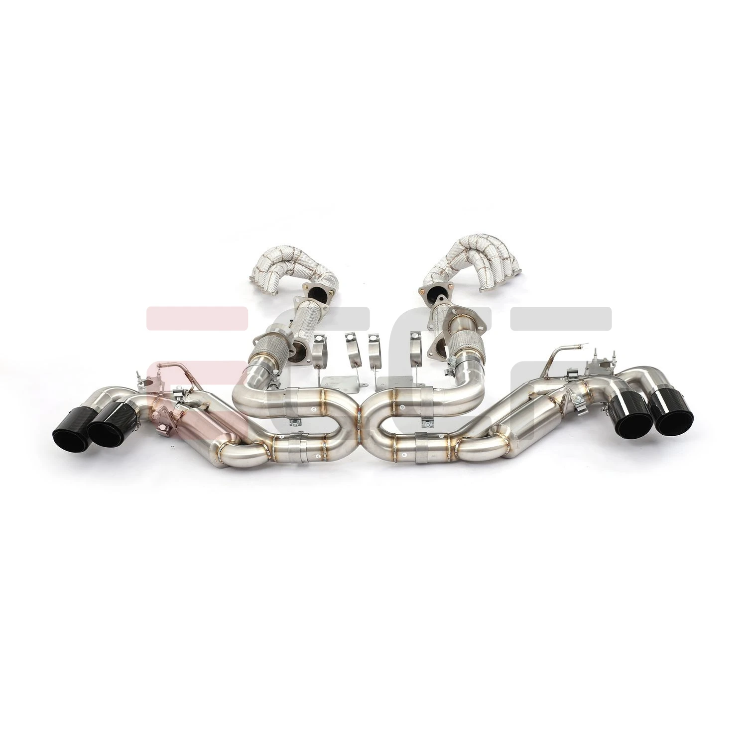 Sporty Stainless Steel Full exhaust system For Corvette C8 6.2L Aggressive Exhaust Sound Plug and Play Performance Upgrade