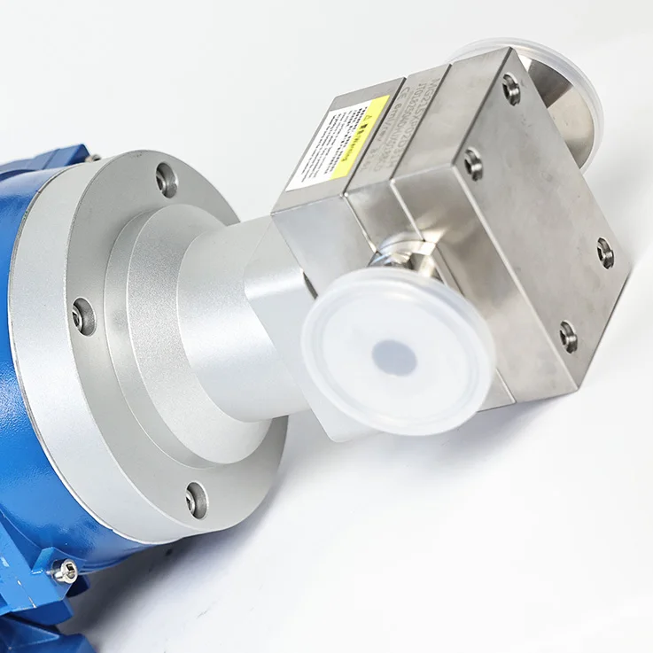 

Высокотемпературный магнитный шестеренный насос с трехфазным двигателем. Качеты заполнения жидкостью 100 градусов Цельсия.