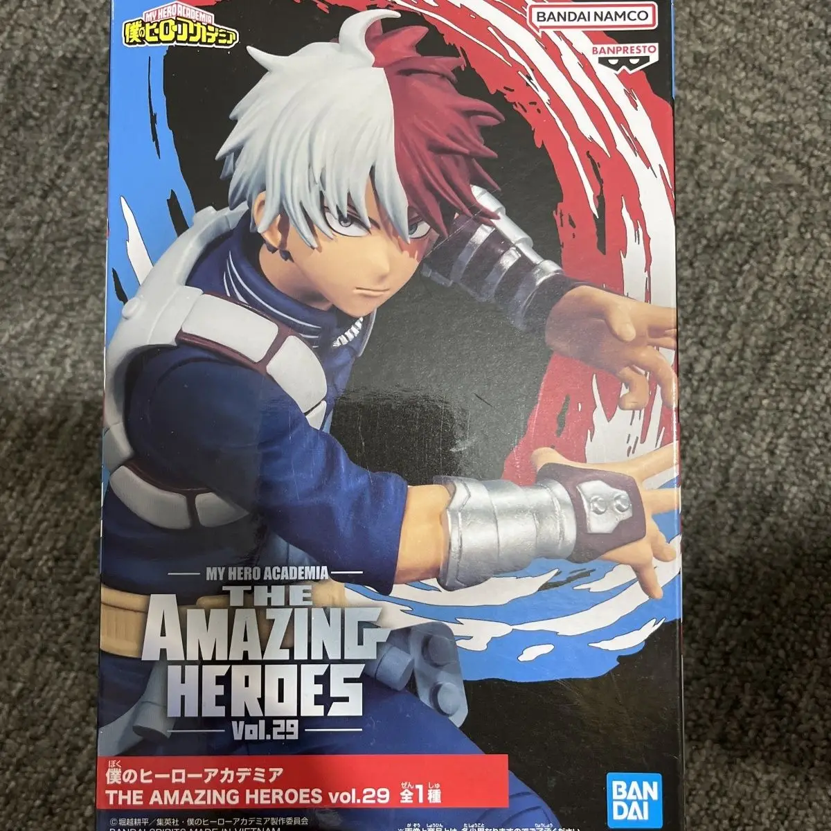 

Bandai BANPRESTO экшн-аниме My Hero Academia The Amazing Heroes Vol.29 Todoroki Shoto фигурка модель игрушки для детей подарок для взрослых