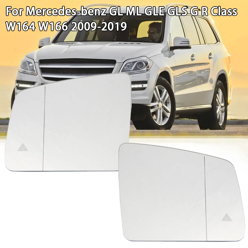 

Rear mirror glass for Mercedes-benz GL ML GLE GLS G R Class W164 W166 2009-2019, wide angle spare part, heated blind spot