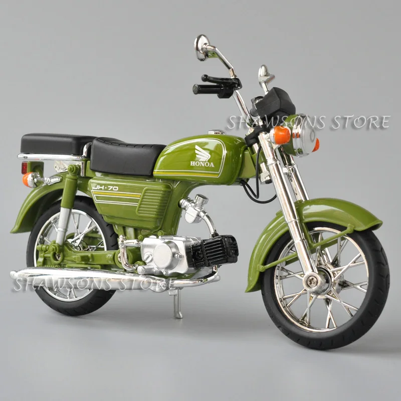 1:10 Scale Diecast Model Motorcycle Toys JH 70 Street Bike Miniature Replica Collectible