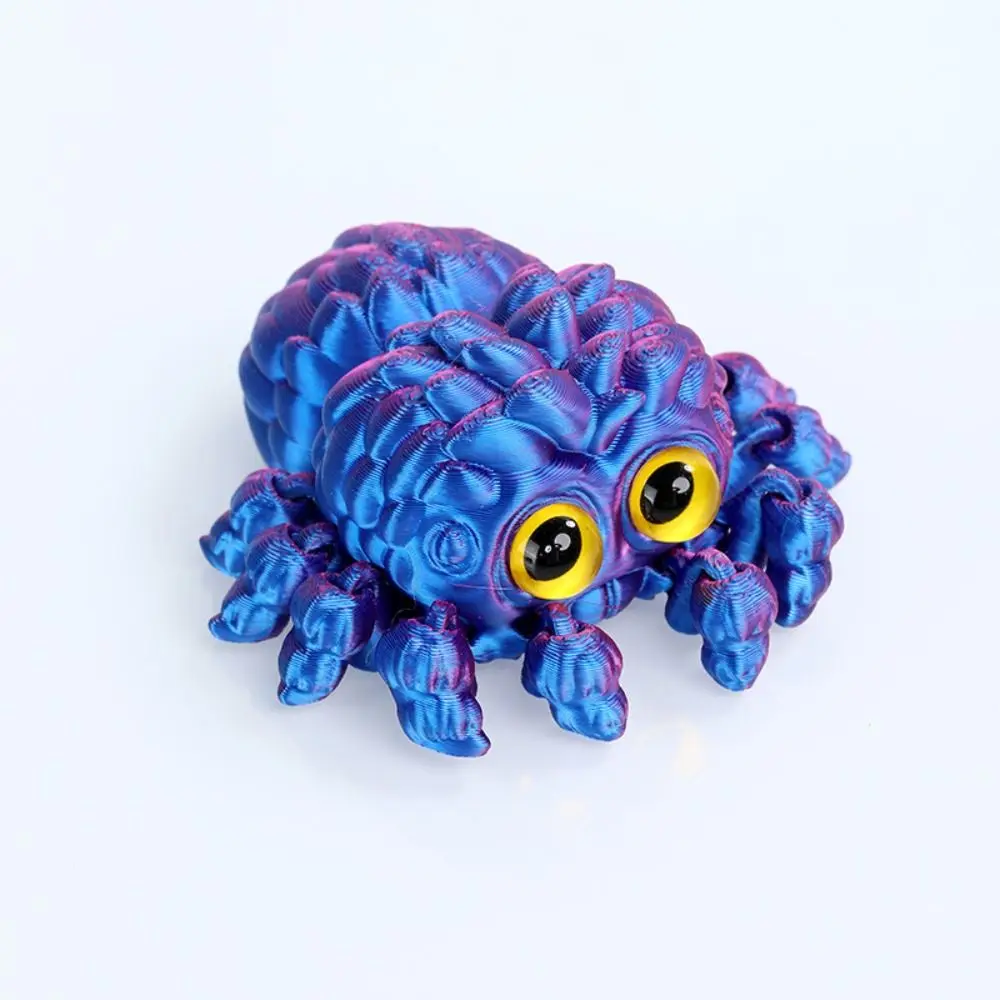 リアルなデザイン 3D プリントクモの装飾デスクトップサイズ家の装飾スタイル 3D プリントクモの置物カラフルな外観
