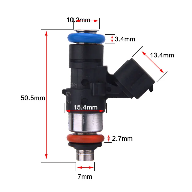 DEFUS OEM 0280158821 4PCS 650CC 850CC 1000CC 1300CC 150CC Racing Fuel Injector  for Honda Acura  Engine Tune Up Parts Racing Par