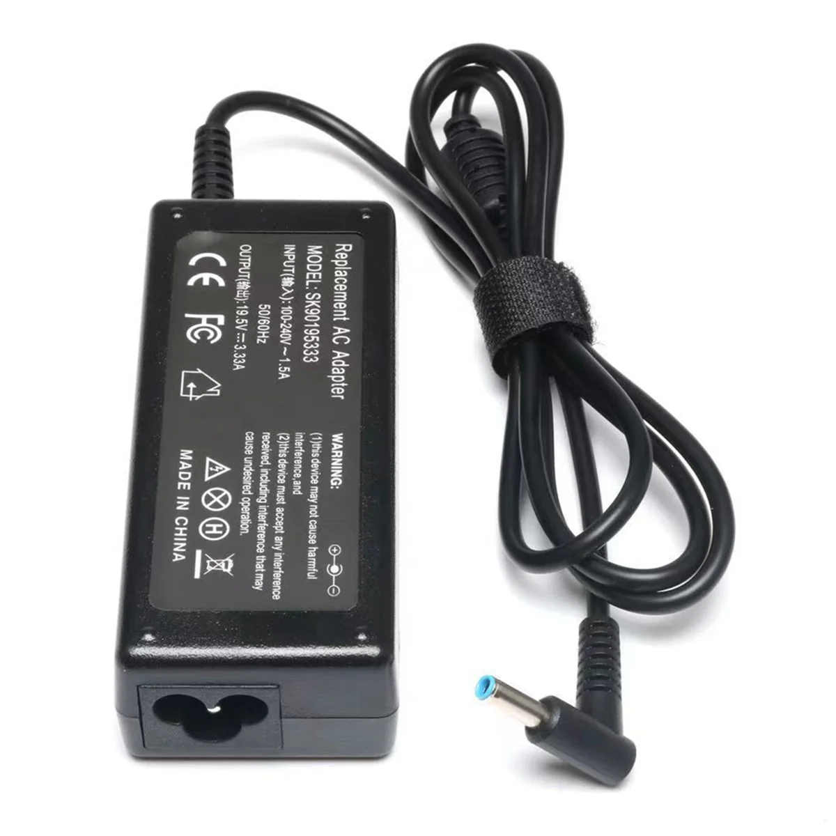Cargador de ordenador portátil de 65W 19,5V3.33A para HP Elitebook 840-G3 850-G3 845-G3 820-G3 745-G3 725-G3 adaptador de CA cable de alimentación enchufe estadounidense