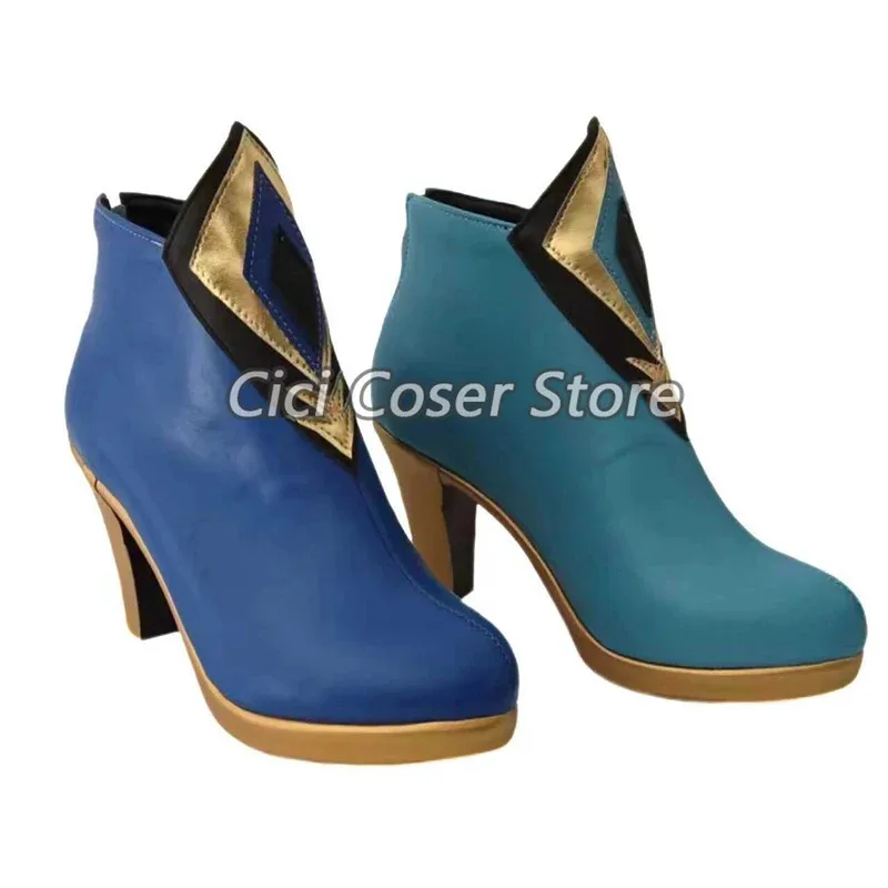 Gioco Honkai Star Rail Scarpe Cosplay Boss Dieci Stonehearts Avventurina of Stratagems Uomini Halloween Party Gioco di ruolo Bootss;3,k8't,