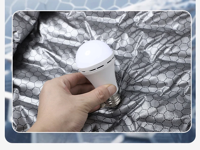 Pufferjacke für Herren, Graphen-Wärmejacke für den Winter, Outdoor-Winddichte Oberbekleidung, Lässige Gesteppte Jacke, Verdickte Stehkragen-Jacke – Detail 2