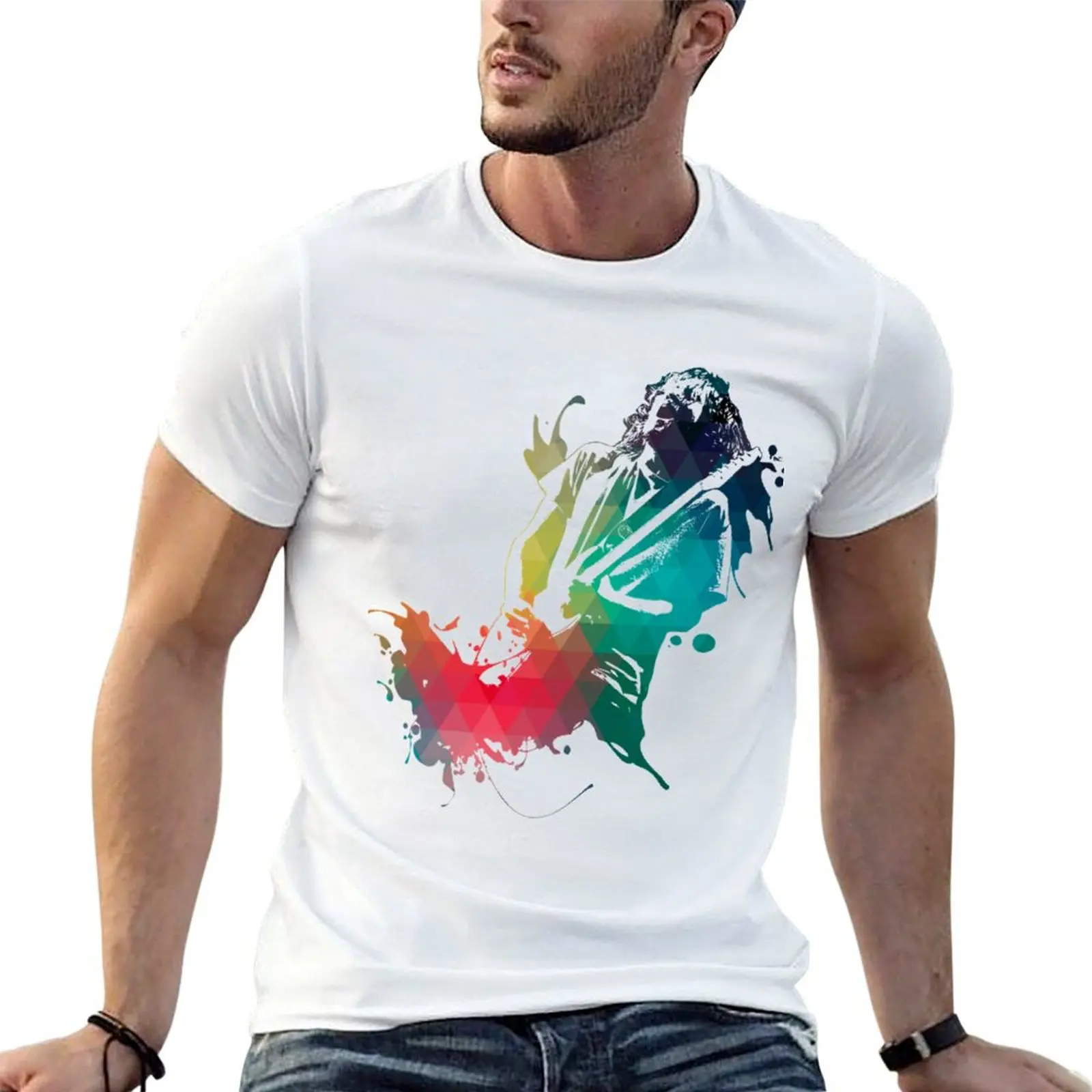 Camiseta Ink Frusciante, paquete de camisetas de algodón, camisetas de algodón para hombre, camiseta divertida de algodón
