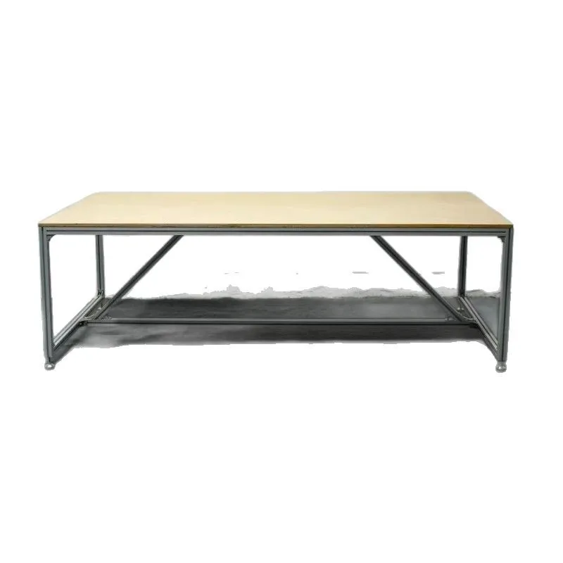 

Medieval, aluminum, birch, workbench, desk, modern
