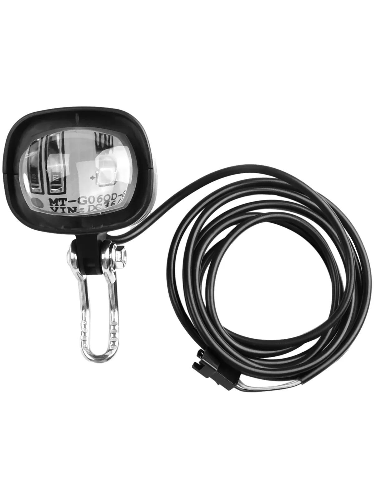 AliExpress 1x Electric Bike Practical 36-60V High Brightness LED Front Fork Light E-bike Headlight Spotlight With -Horn Night Riding Parts