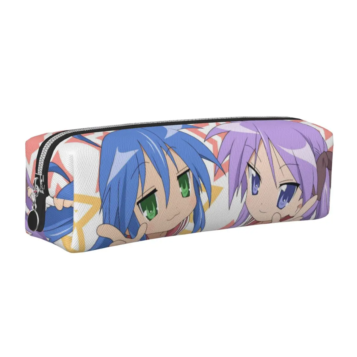

Classic Lucky Star Manga Pencil Case Anime Pencilcases Pen for Student Big Capacity Bags Office Gifts Accessories