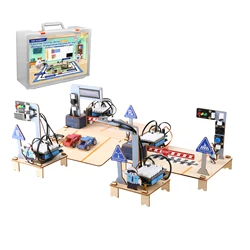 ACEBOTT ESP32 STEM Intelligent Transport School Smart Home Kit Education Solution Series with Teaching Resource for Arduino