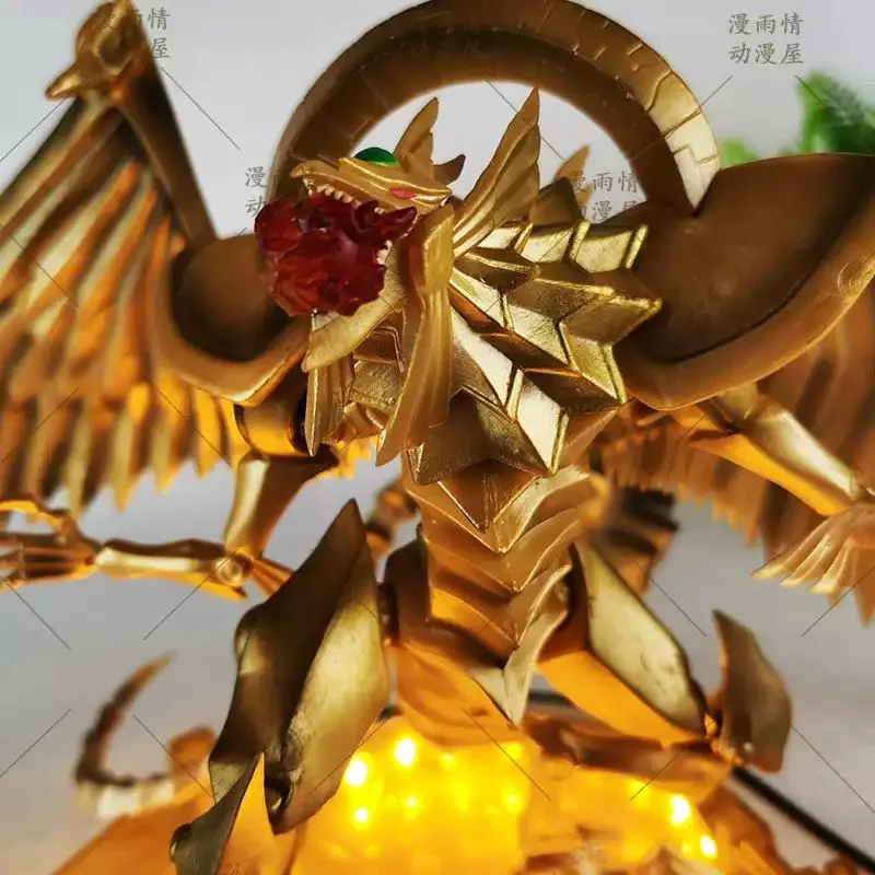 

2025 New Du Monsters Anime Desktop Ornament Statue Winged Dragon Three Illusory Gods Collectible Figure Anime Them Model Gifts