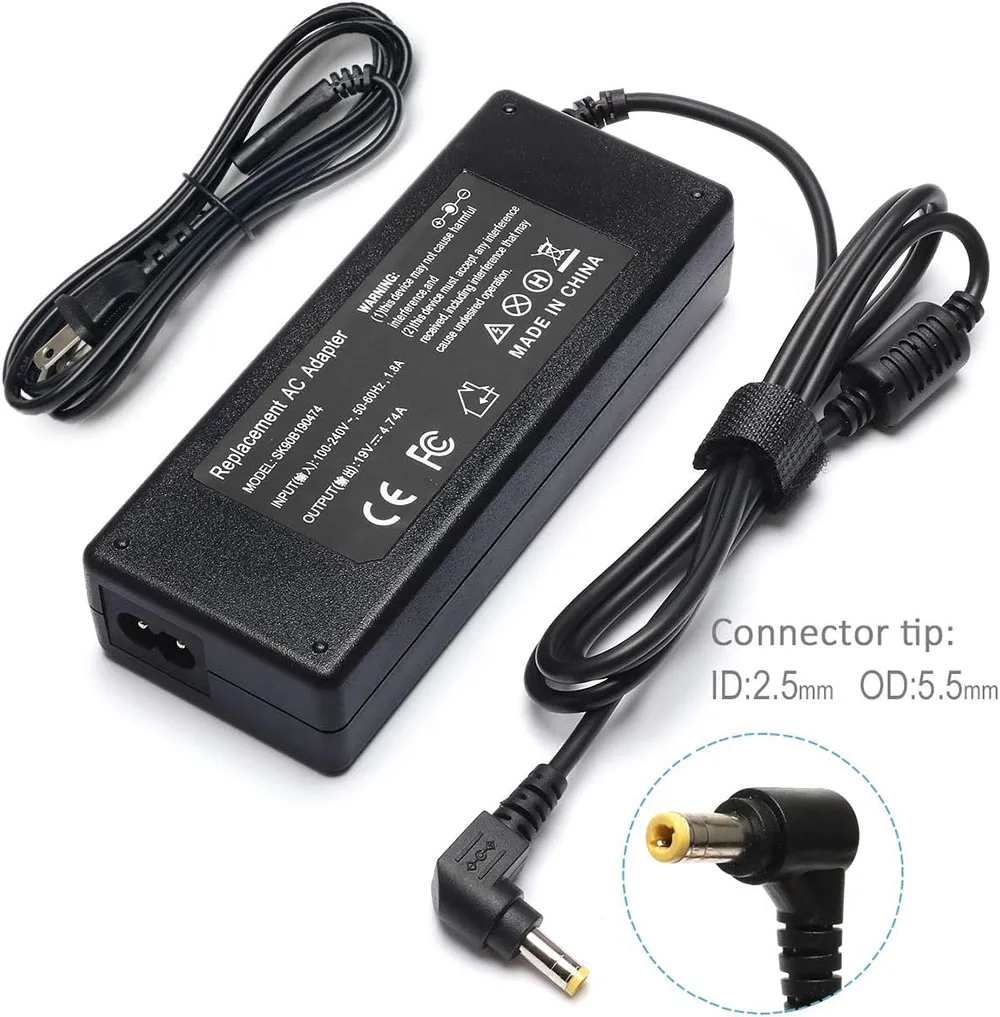 90W AC Charger Fit for JBL Boombox 1 Boombox 2 Bluetooth Speaker Power Cord Replacement Supply Adapter