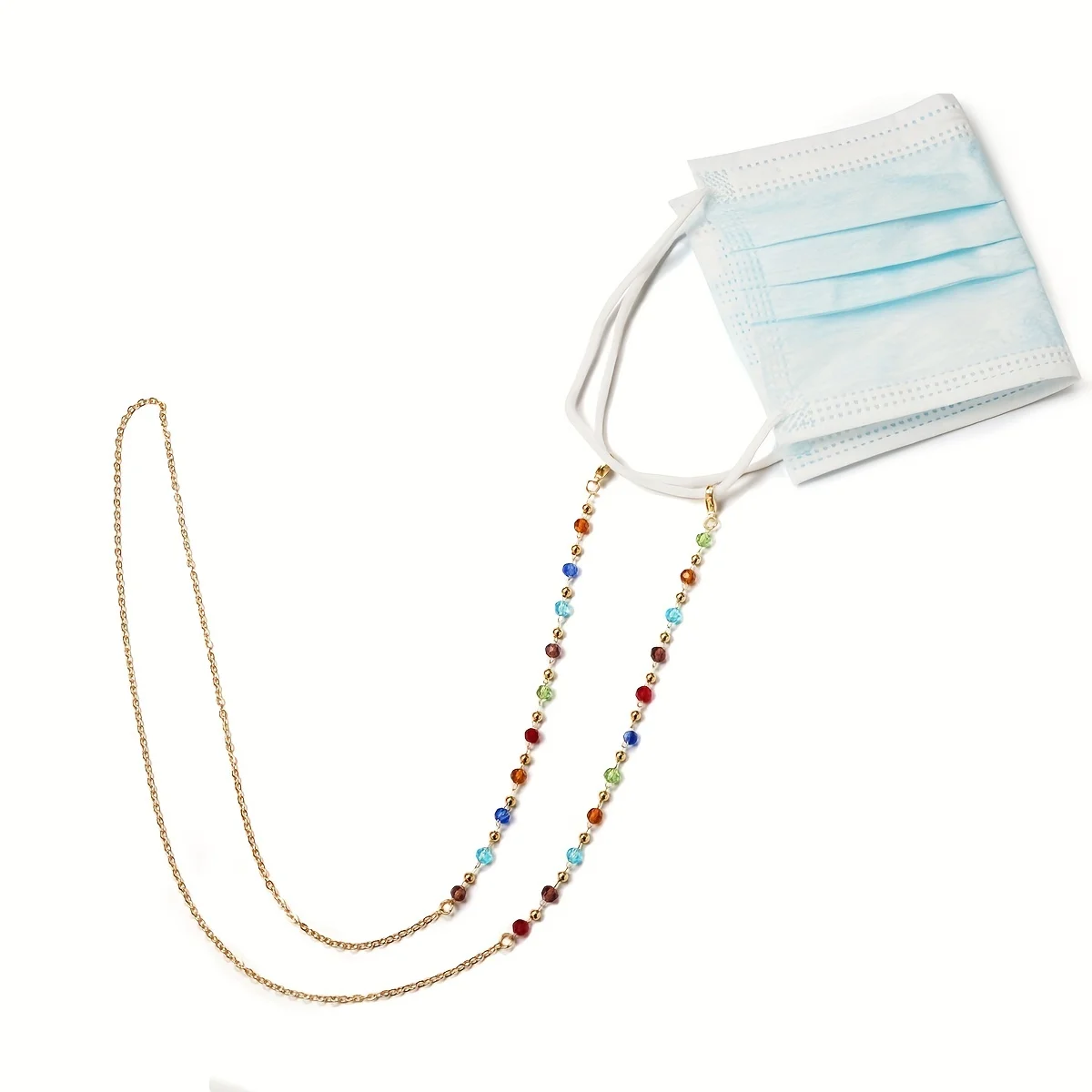 Retro Brillenkette zum Umhängen, Rutschfeste und Verlustsichere Brillenschnur, Internet-Trend, Unisex – Detail 5