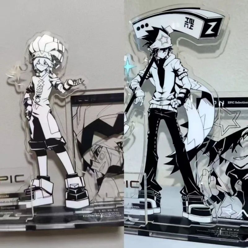 Hot Anime AOTU World Character Plaque Palos Lei Shi Acrylic Ornament Stand Model Table Decor Desktop Keychain Collect Gift 10cm