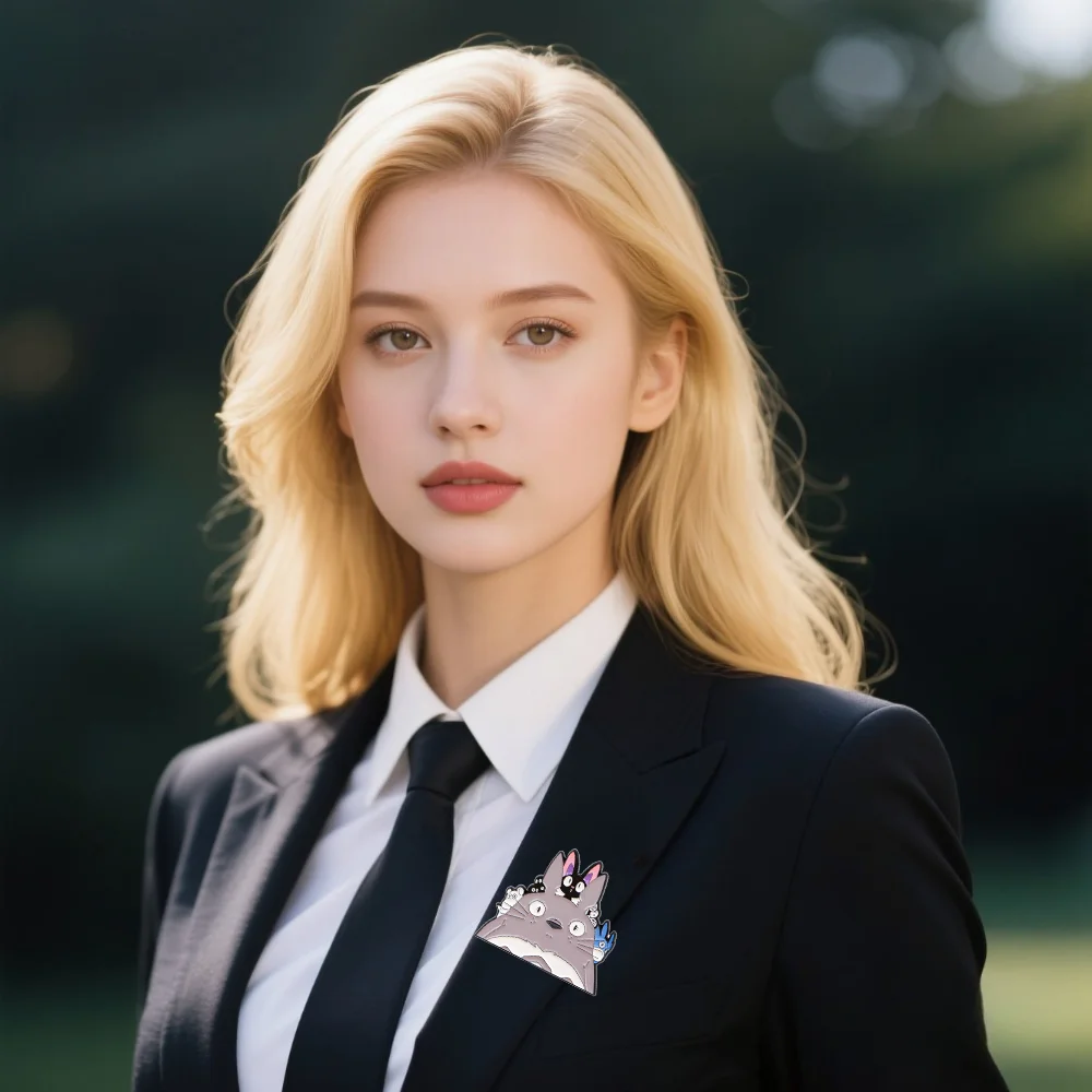 Anime Characters Enamel Pins Universal Cartoon Alloy Badges Trendy Versatile Clothes Backpack Scarf Accessories Brooch