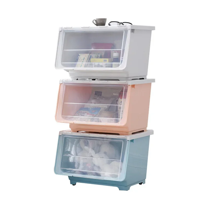 Large-Capacity Transparent Organizer Drawers, Multi-Purpose Storage for Toys, Visible Crack-Resistant Basket, Storage Drawers