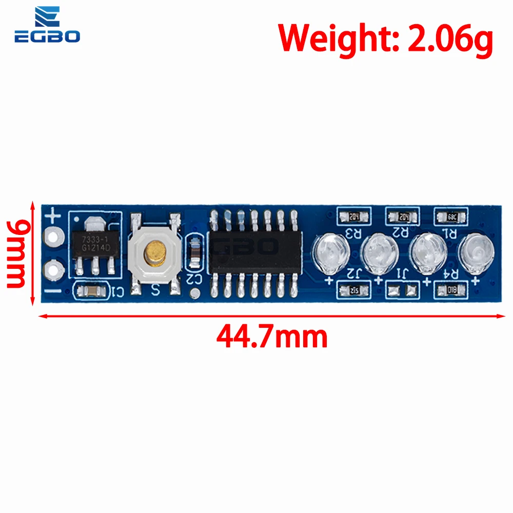 18650 리튬 배터리 충전 표시기 모듈 퍼센트 전력 레벨 테스터 LED 디스플레이 보드, EGBO 1S 2S 3S 4S 싱글 3.7V, 1-10 개