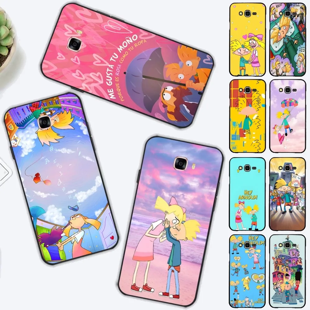 H-Hey A-Arnold H-Helga Cute Funny Cartoon Phone Case For Samsung J 7 Plus 7core J7 Neo J6 Plus Prime J6 J4 J5 Mobile Cover