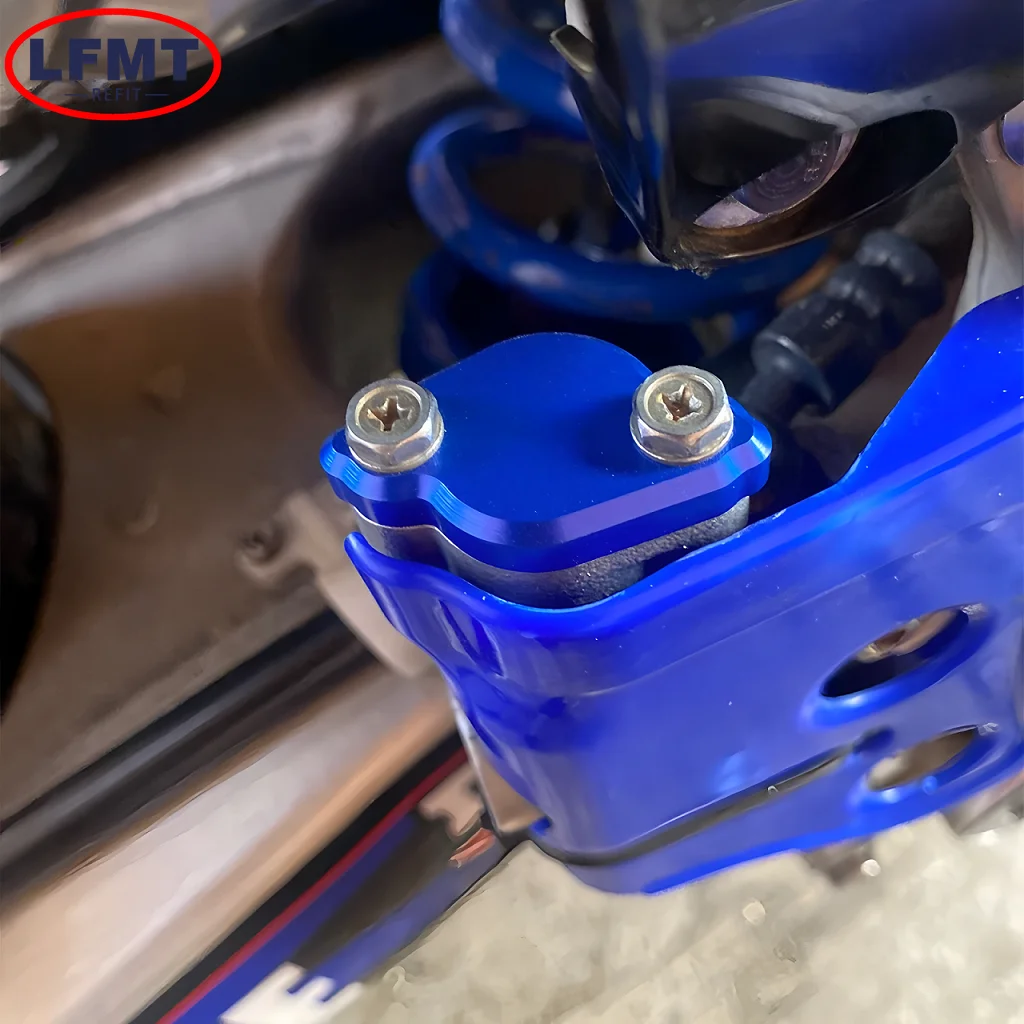 Untuk Sepeda Motor YAMAHA YZ125 YZ250 YZ250F YZ426F YZ450F YZ125X 250FX CNC Tutup Penutup Reservoir Cairan Rem Depan Belakang WR250F WR450F