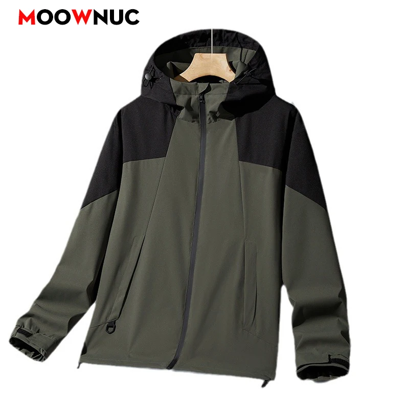 

Streetwear Men's Spring Coat Casual Windbreaker 2025 New Autumn Lightweight Jacket Oversized Trendy Outdoor Work Daily Wear