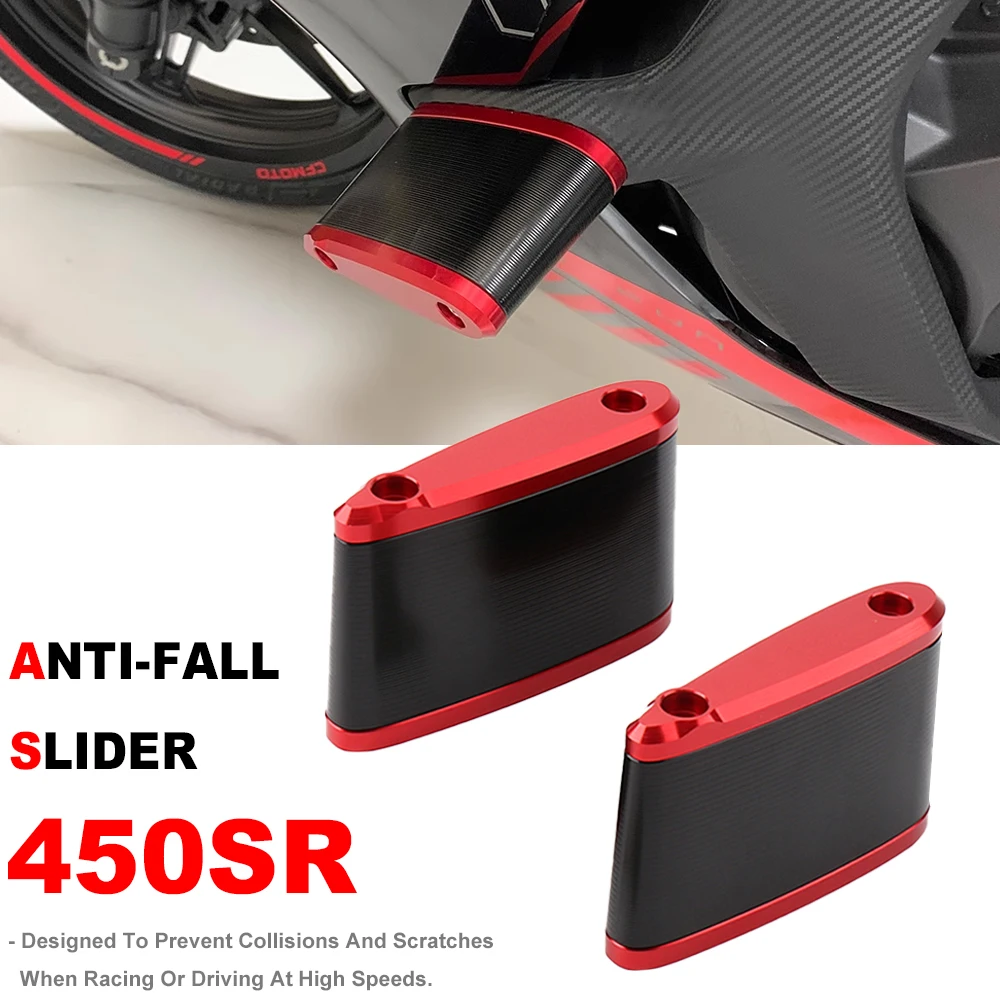 

For CFMOTO 450 SR 450SR 2022 2023 New Aluminum Motorcycle Accessories Frame Anti Crash Slider Body Protection Falling Protective