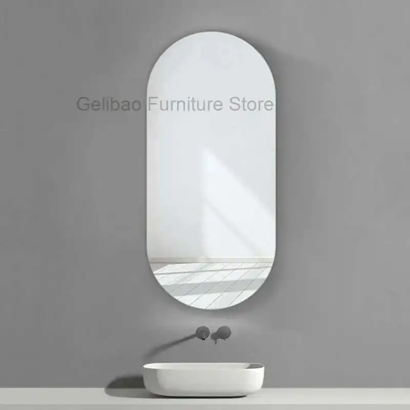 Mirror Bathroom Wall Mirrors Mirroring Makeup Home Decoration Luxury Glasses Mirorr Mirrior Vanity Room Ornaments Home Furniture