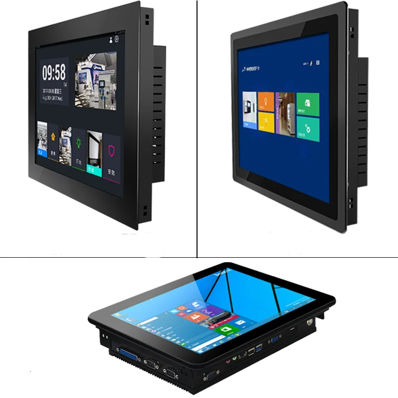 Industrial Grade X86 21.5 Inch Widescreen Dustproof Fanless Touch Panel PC with Resistive Touch Screen 1920*1080 IPC
