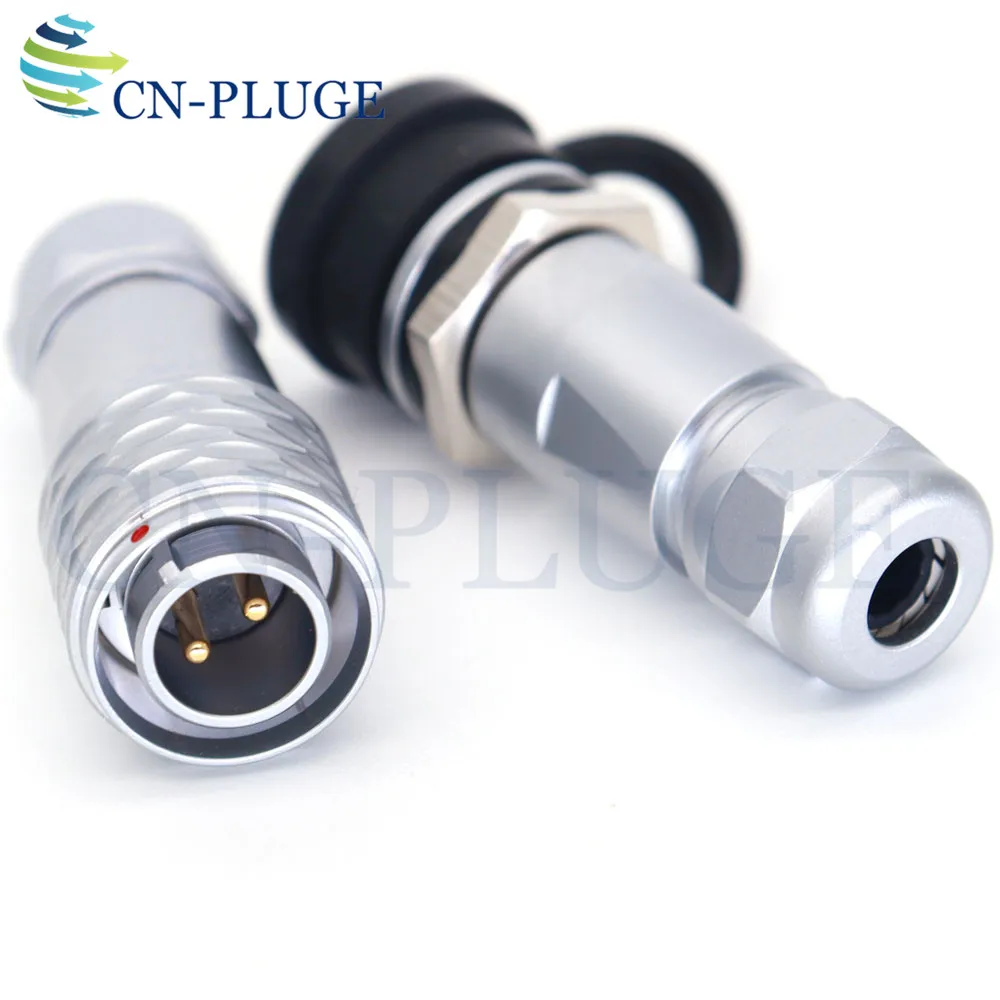 SF12 Cable Docking Connector 2 3 4 5 6 7 9 Pin Waterproof Connector, Aviation Male Plug Female Socket Push-Pull Self-Locking