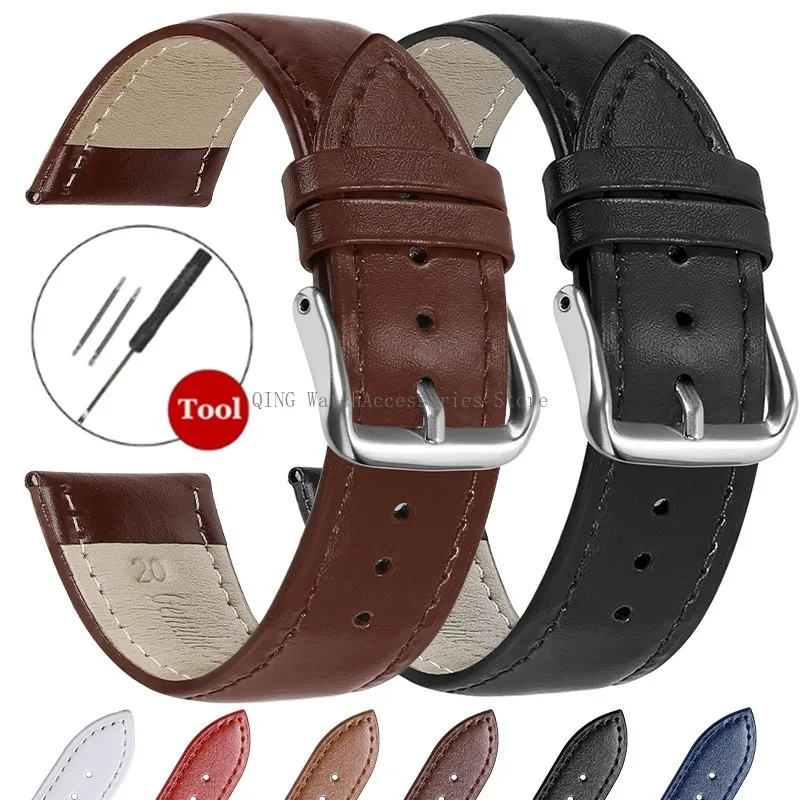 Универсальный кожаный ремешок для часов для мужчин и женщин, деловой браслет для часов HUAWEl GT4, спортивные умные часы, браслет, аксессуары для ремня