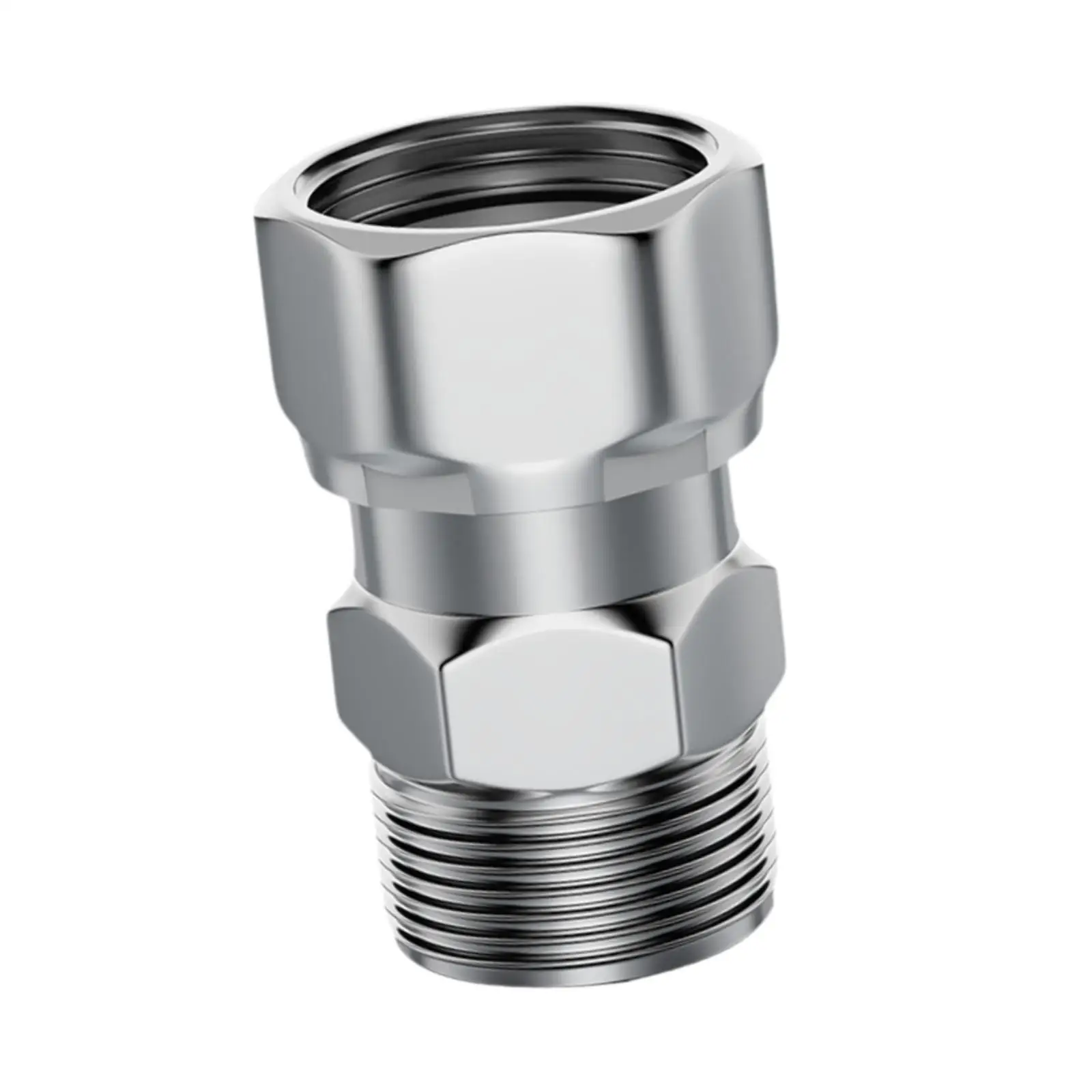 Movable Joint Adapter Stainless Steel Angle Valve Connector 1 2 Inch Thread for Efficient Water Pipeline Extension