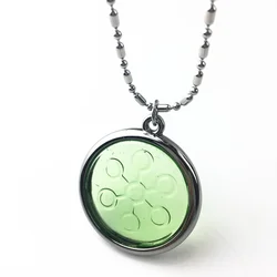 CAMAZ Amezcua Chi Pendant Glass Energy Disc Pendant  Chi Energy Necklaces relieving stress