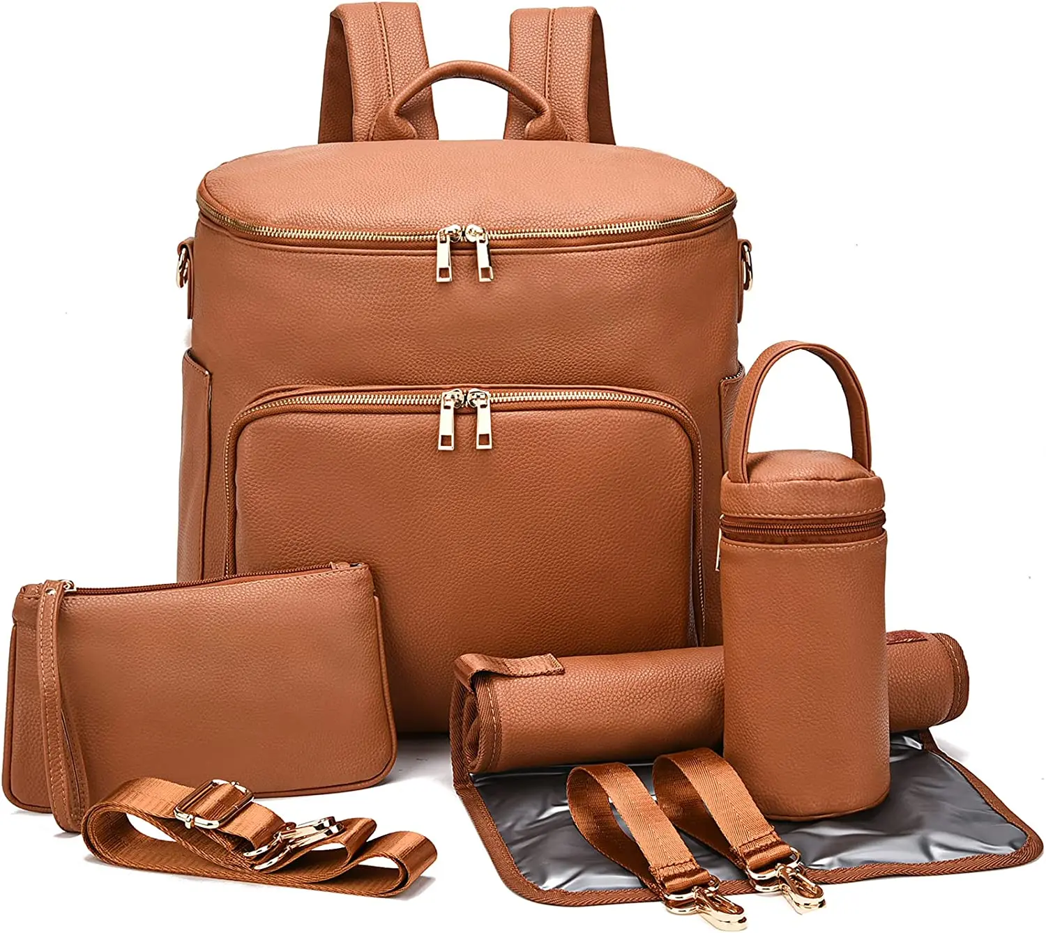 Diaper Bag Backpack Leather Backpack for Women Travel Backpack Baby Bag Large with Troller Straps Capacity for Wet Clothes - AliExpress 1501 Diaper Bag Backpack Leather Backpack for Women Travel Backpack Baby Bag Large with Troller Straps Capacity for Wet Clothes - AliExpress 1501