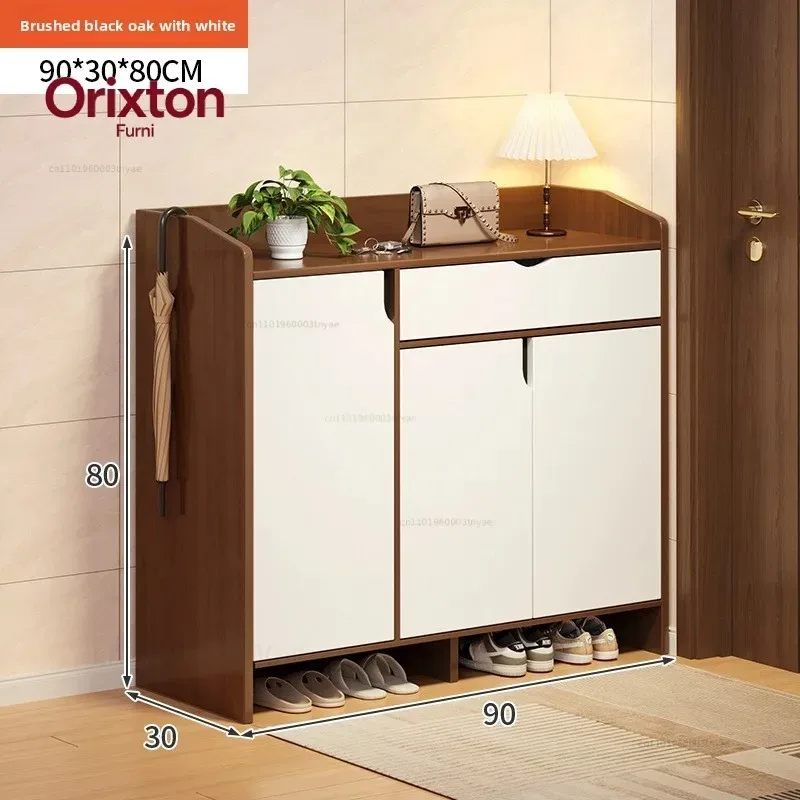 Multi-functional Shoe Cabinet Household Door Corridor Storage Locker Small Unit Entry Entrance Cabinet Dust-proof Shoe Rack