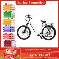 BAOLUJIE DS2608 Electric Bike 26*2.1 inch Fat Tire E-Bike 500W Motor 48V 12Ah 35km/h Max Speed 35-45km Range Disc Brake