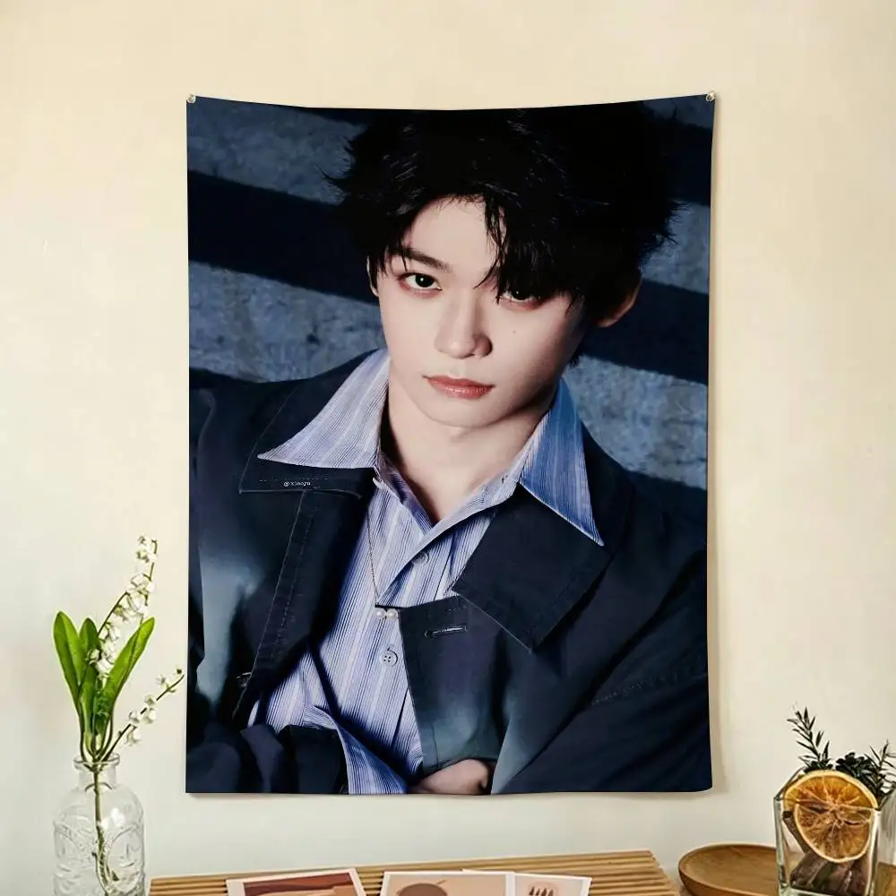 Singer Music Ziyu Youth Lives Here YUNI Flag Digital Printing Banner for Garage Wall Out Door Decoration