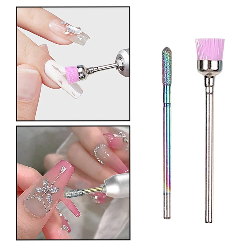 13 Pcs Ceramic Milling Cutters For Manicure Carbide Tungsten Diamond Nail Drill Bits Removing Gel Varnish Kits Nail Equipment