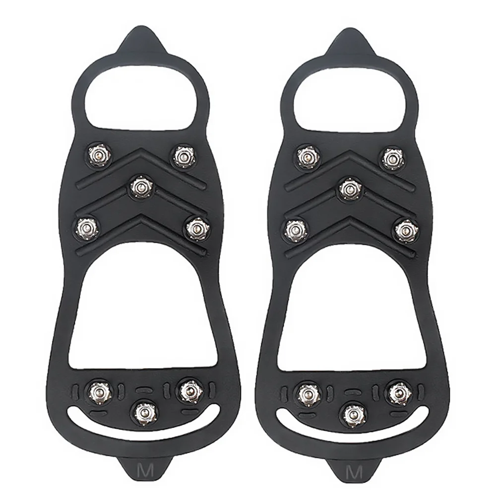 Non-slip Crampon Shoe Covers Easy to Remove Non-skid Snow Spikes Affordable Outdoor Grippers Tpe Metal Cleats Ice