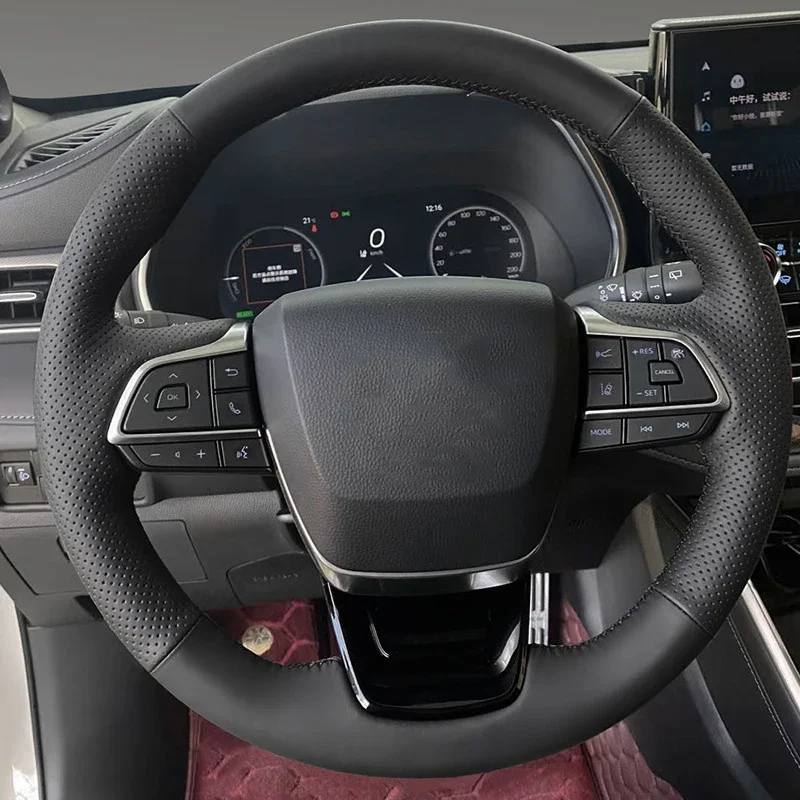

Car Steering Wheel Cover For Toyota Sienna 2021 2022 2023 Highlander 2020-2022 Highlander Hybrid Customize Steering Wrap