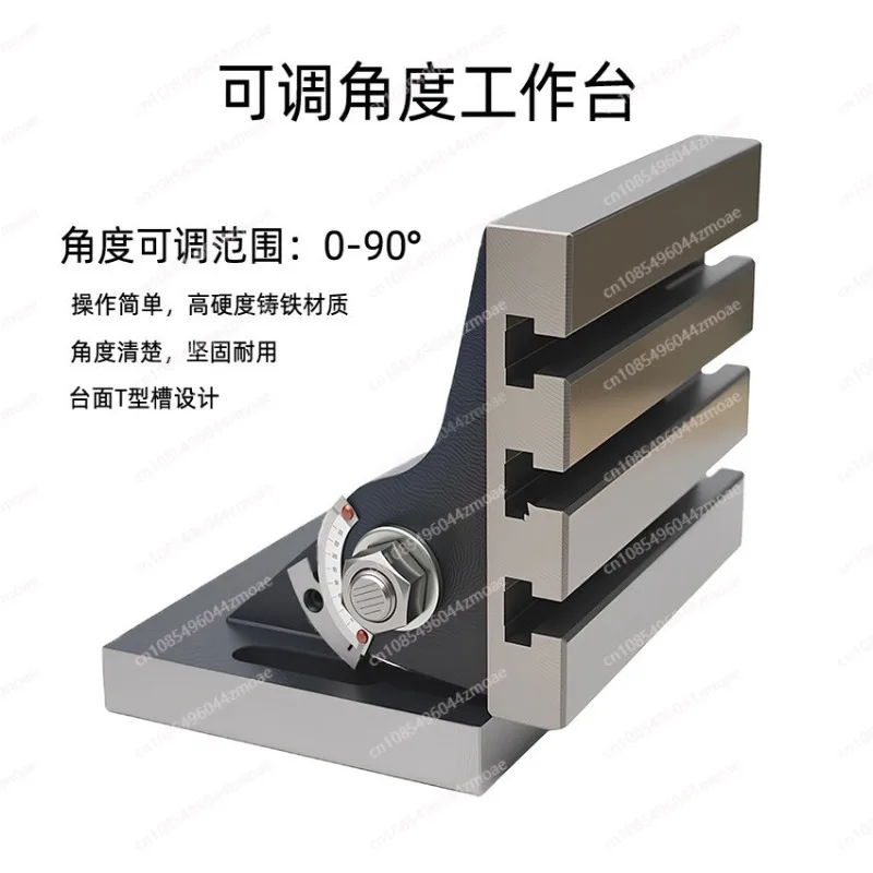 CNC machining center milling machine drilling machine angle precision 90 degrees vertical tilt adjustable table 6/8/10 inch