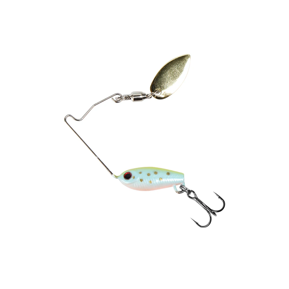BassLegend Angelköder Area's Metal Blade Shad Tailspin Micro Spinnerbait Bass Pike Forelle Chub Barsch Jigging Löffel 3,5 g 5,5 g 7 g