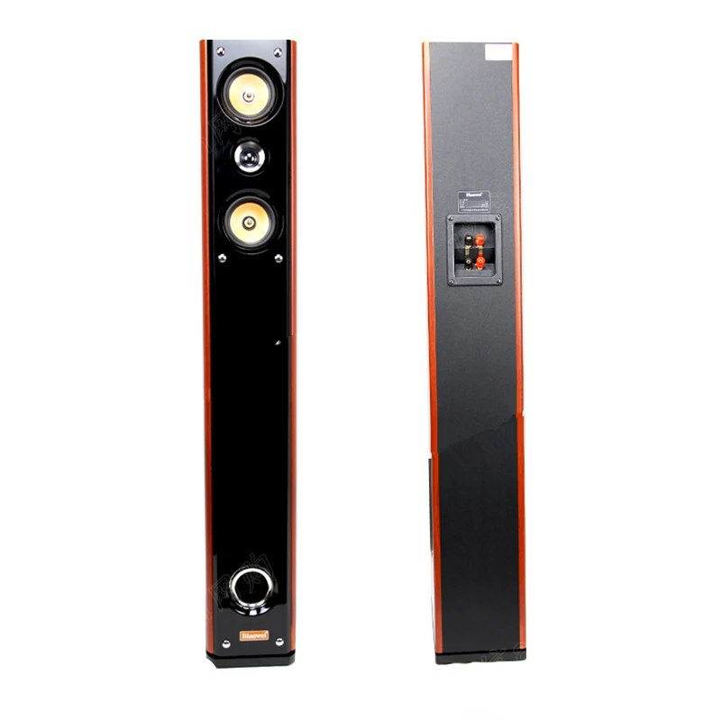 160W 8 Inch High-power Home Speaker Home Theater Front Bookshelf Hifi Speaker Fever Passive Speaker Floor-standing Audio