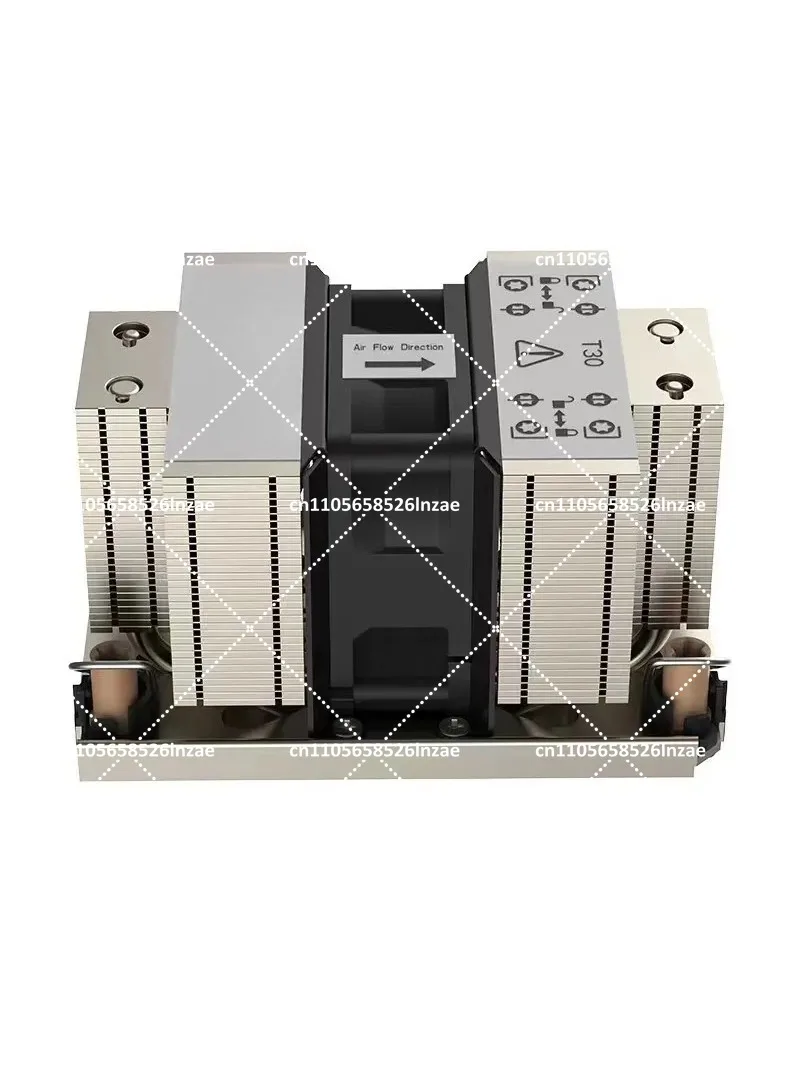 CPU2U Twin Tower 5 Heat Pipe Air Cooled Radiator for  SP3 High Power Server