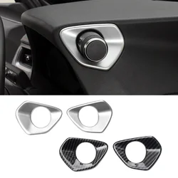 For Lexus UX UX200 UX250 2018-2022 Dashboard Control Adjustment Knob Decoration Sequins Cover Trim ABS Interior Modify Refit