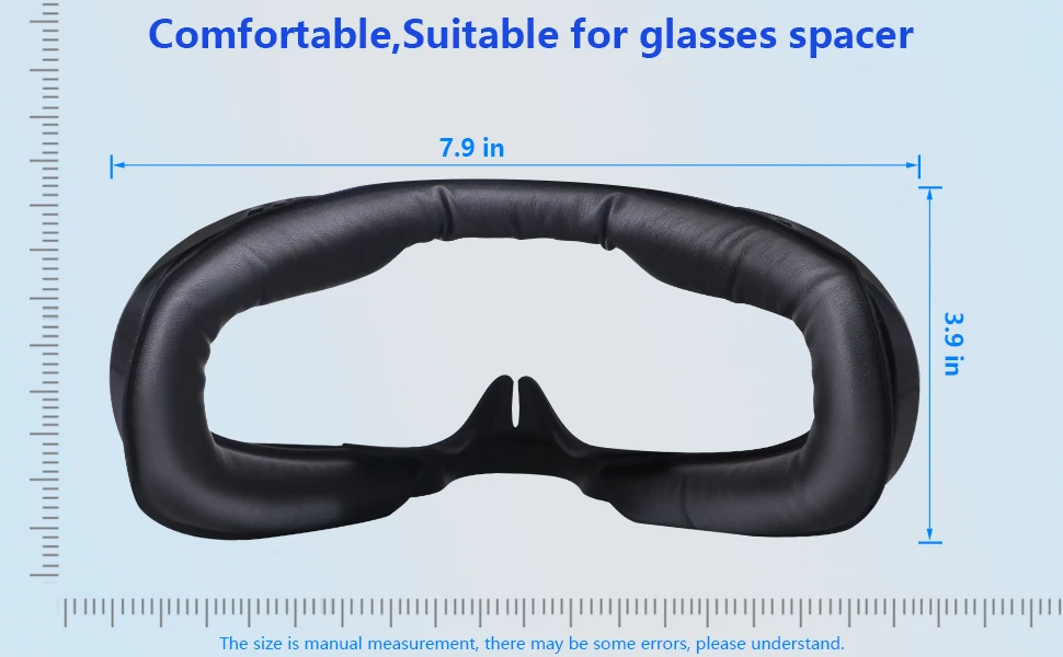Kompatibel mit dem Austausch der PlayStation VR2-Gesichtshalterung; VR PU-Leder-Gesichtsschnittstellen-Pad-Schutz für PSVR2 – Detail 4