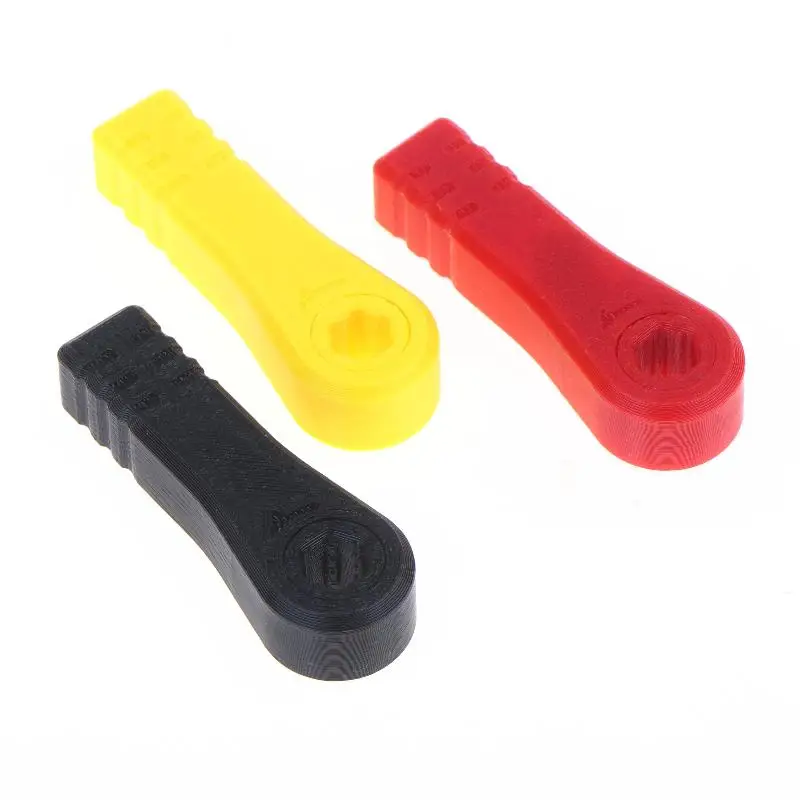 3Pcs Mini Ratchet Screwdriver Anti-slip Grip Hex Drive Handle Durable Tool for Household Handyman Work