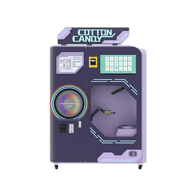 SUNZEE Electric Fairy Flower Automatic Candy Floss Make Machine For Mall Shop Automatic Cotton Candy Machine