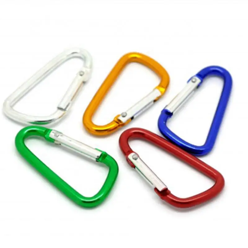 Oval Spring O Ring Openable Leather Bag Handbag Strap Buckle Connect Keyring Pendant Key Dog Chain Snap Clasp Clip Carabiner